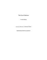 The Court Gesture: Score and Parts P.O.D cover